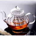 new design Food Grade Glass Teapot With Infuser